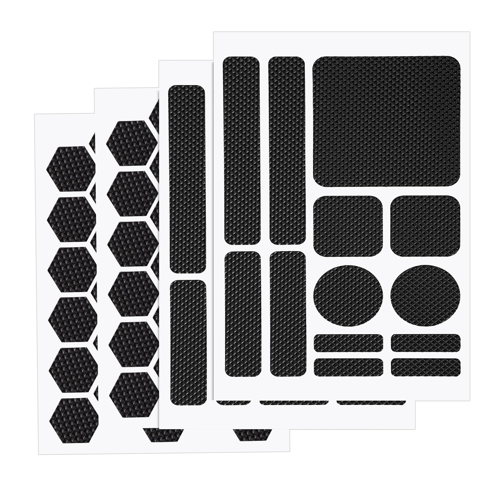 ZORBES® 4pcs Pre-Cut Grip Tape, Anti-Slip Cellphone Stickers ZORBES® 4pcs Pre-Cut Grip Tape, Anti-Slip Cellphone Stickers